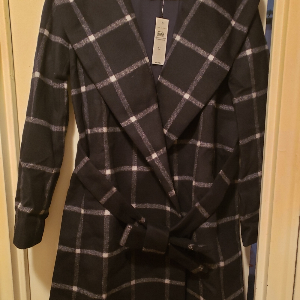 Ann Taylor Wool Wrap Coat
